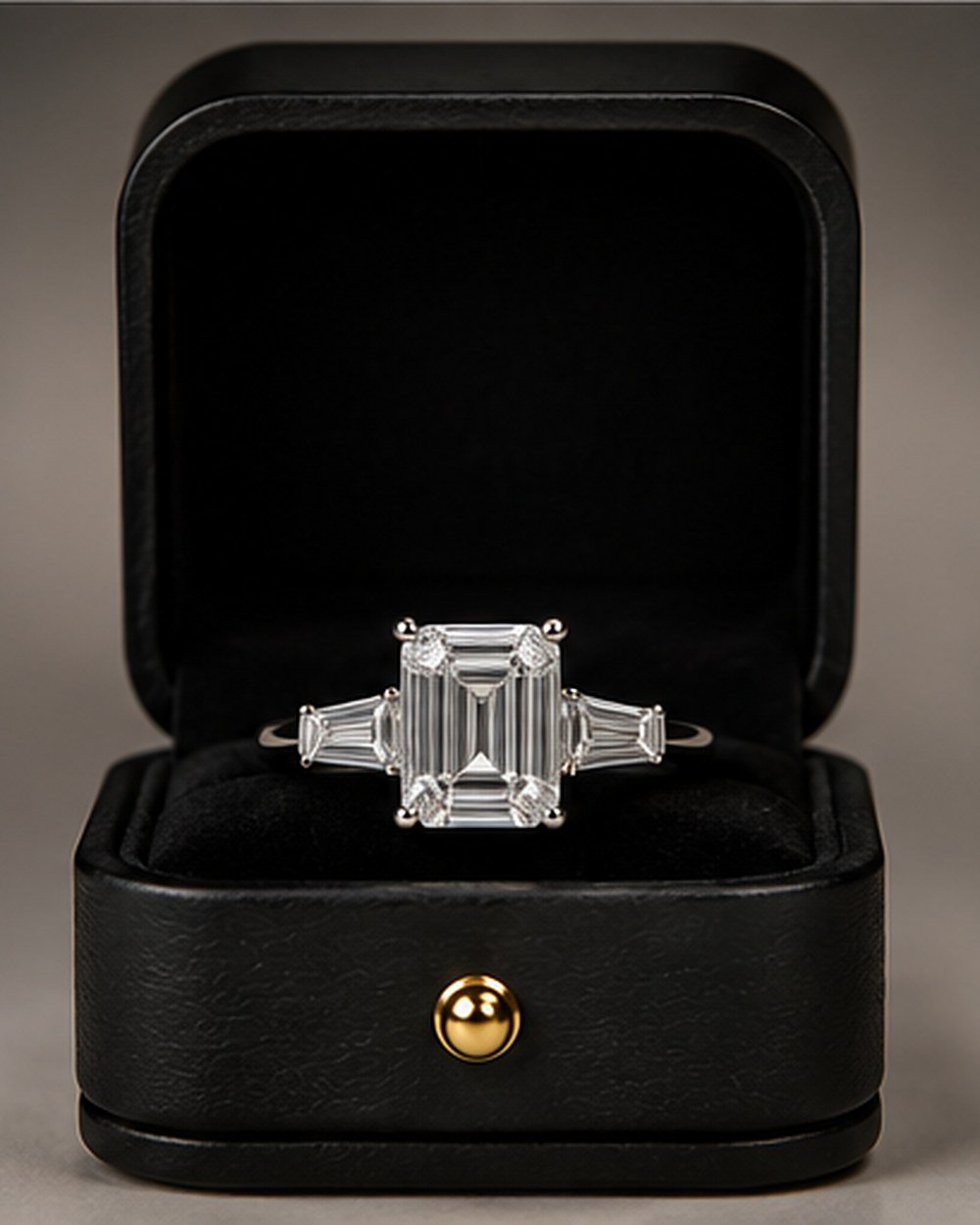 Emerald-Cut Diamond Ring, view 1 of 3