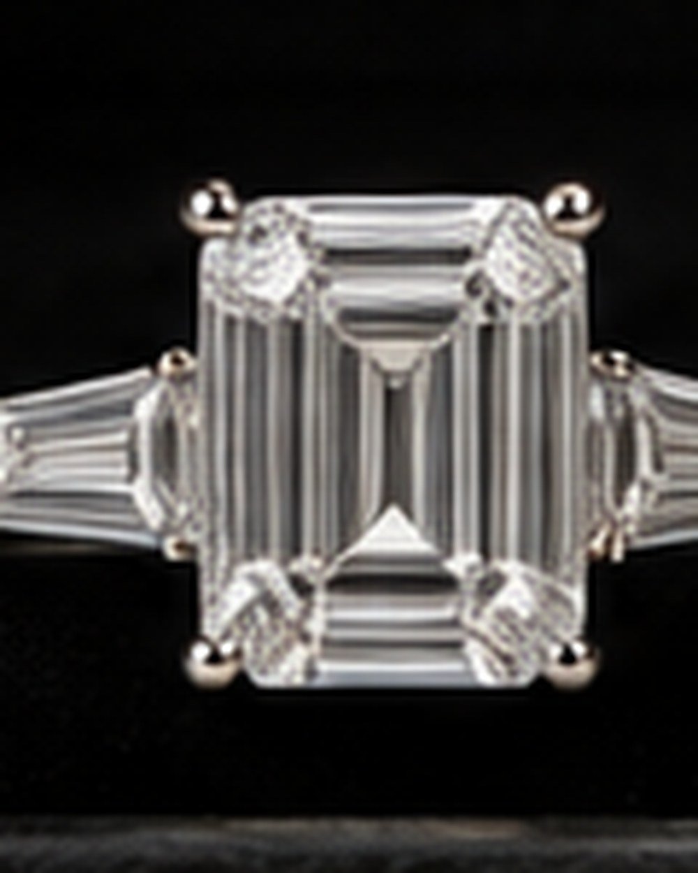 Emerald-Cut Diamond Ring, view 3 of 3